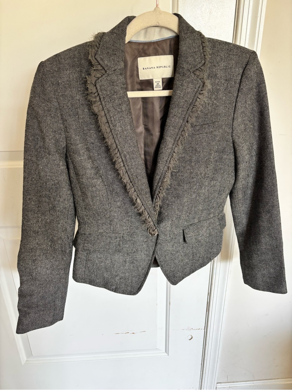 Banana Republic Herringbone Blazer